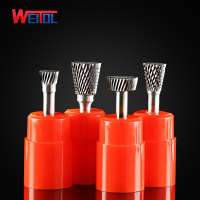 Weitol China N type back taper carbide rotary burrs carbide alloy rotary burrs