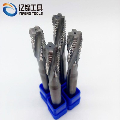 Solid Carbide Helical-Flute Threading Cutting Taps